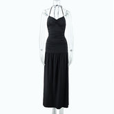 Womens Halterneck Bodycon Sheath Dress