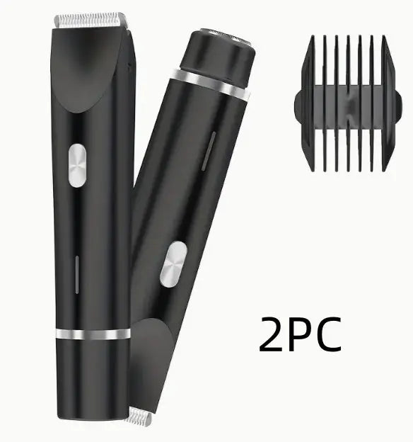 2 In 1 Hair Remover Women's Double Head Shaver Private Pubic Hair Trimmer Electric Razor Wet Dry Electric Body Hair Zayn
