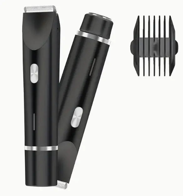 2 In 1 Hair Remover Women's Double Head Shaver Private Pubic Hair Trimmer Electric Razor Wet Dry Electric Body Hair Zayn