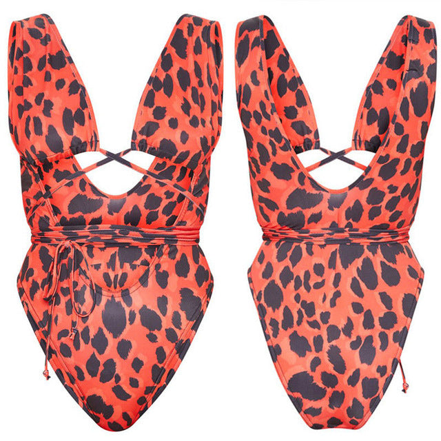 Bandage bikini swimsuit
