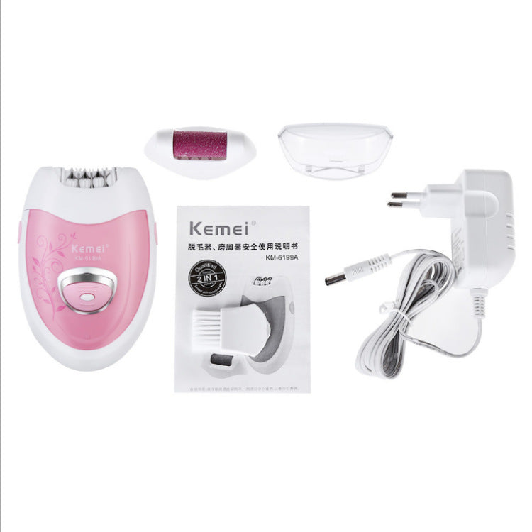 Women's Fashion Electric Hair Plucking Shaver Two In One