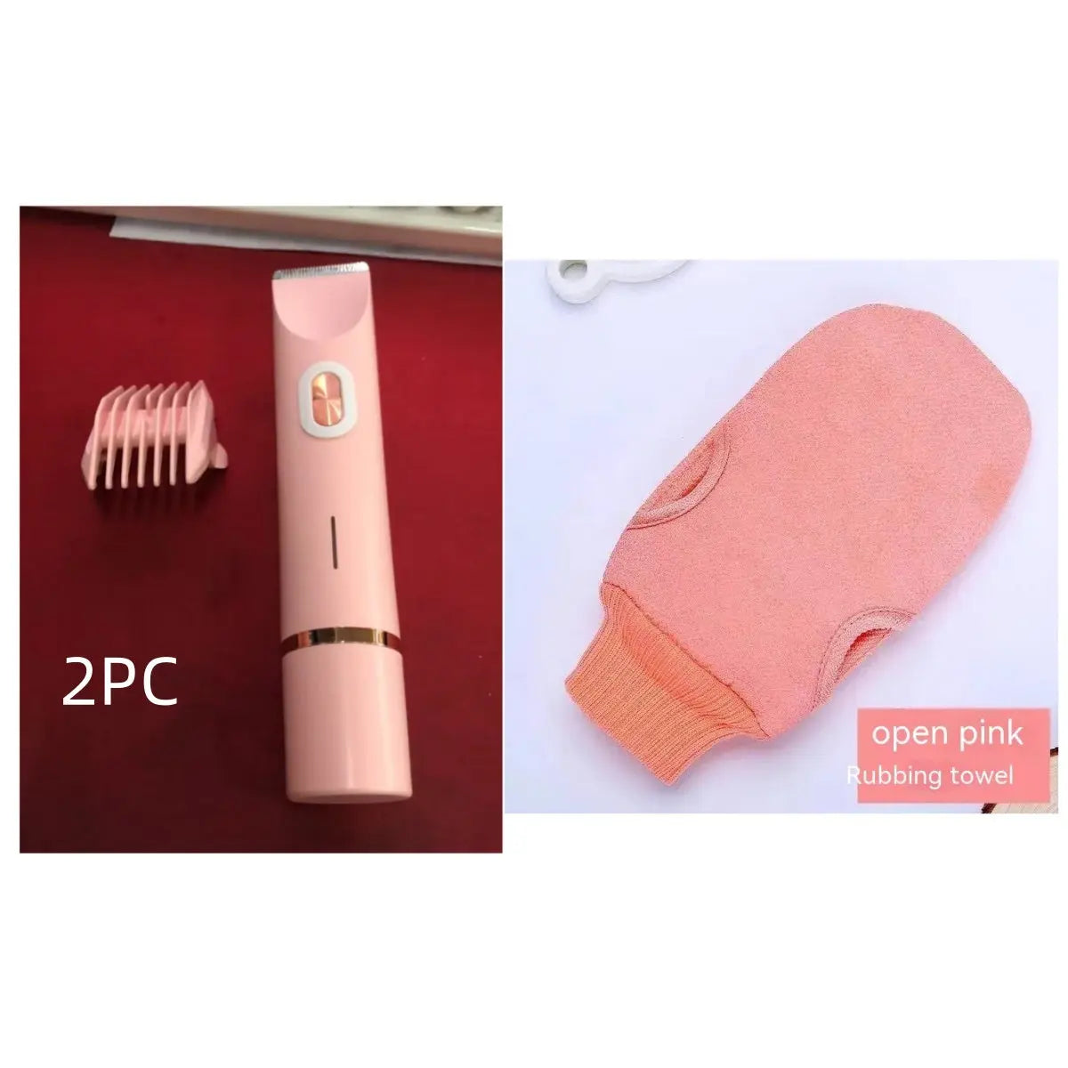 2 In 1 Hair Remover Women's Double Head Shaver Private Pubic Hair Trimmer Electric Razor Wet Dry Electric Body Hair Zayn