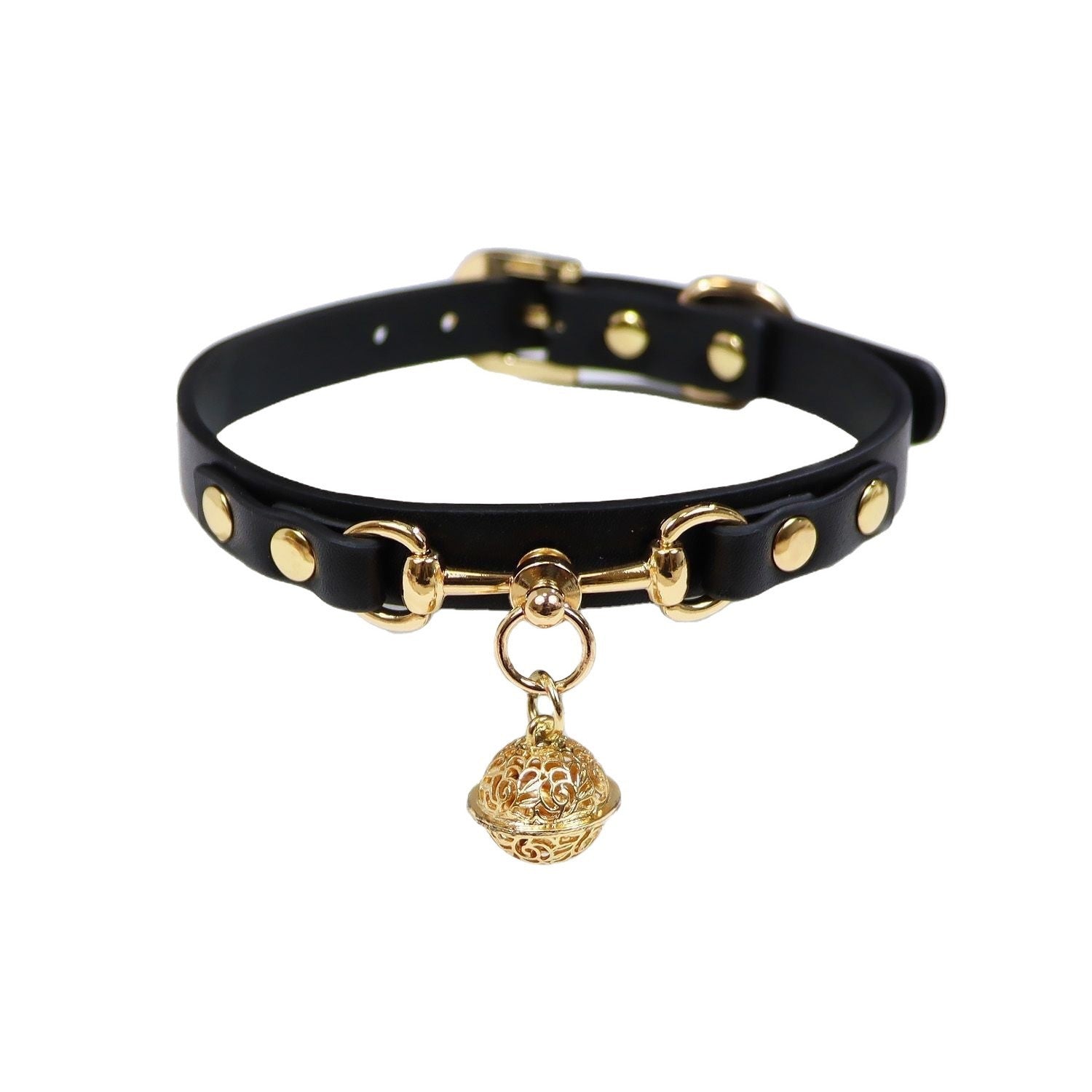 Bell Necklace Gold Choker