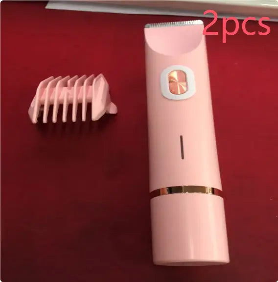 2 In 1 Hair Remover Women's Double Head Shaver Private Pubic Hair Trimmer Electric Razor Wet Dry Electric Body Hair Zayn
