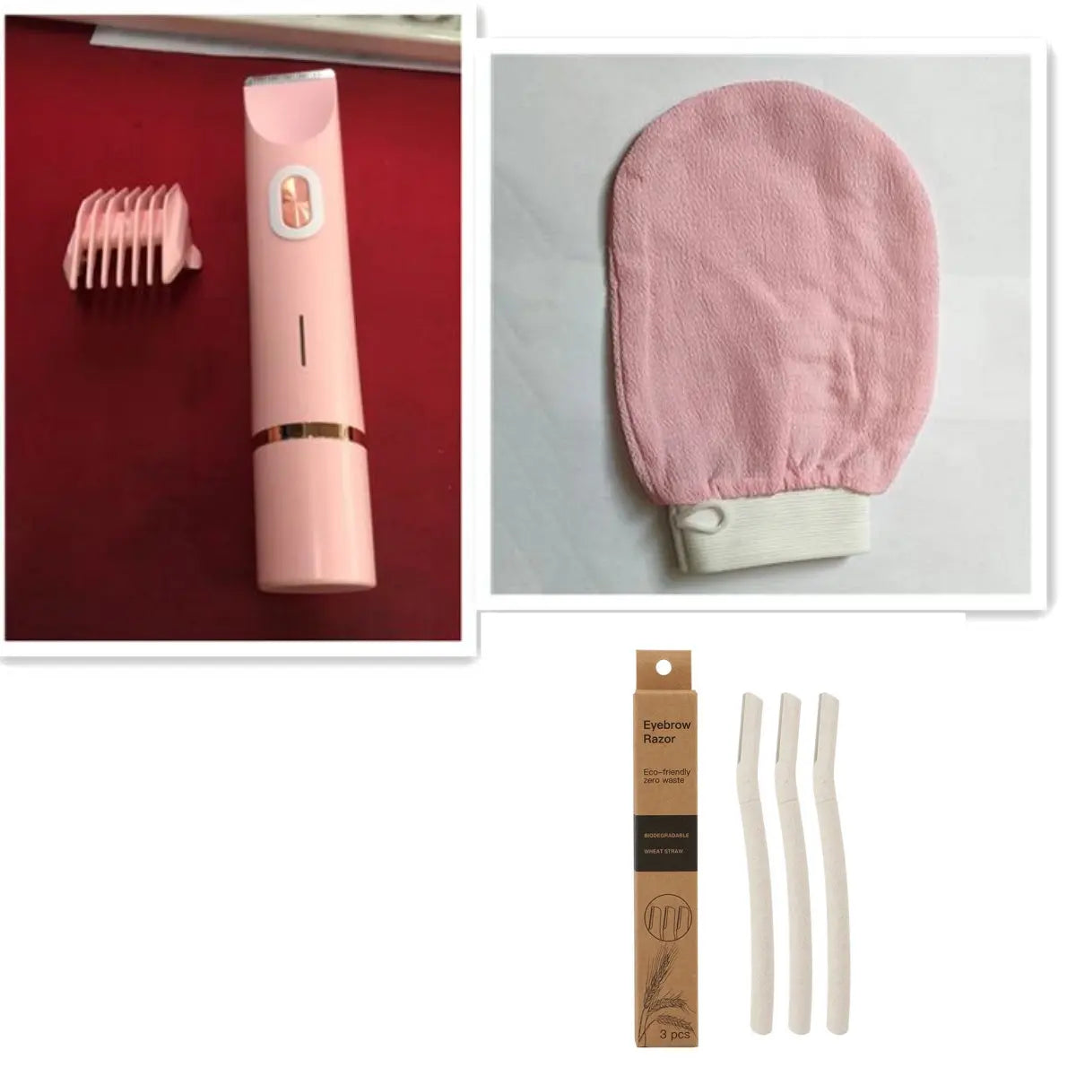 2 In 1 Hair Remover Women's Double Head Shaver Private Pubic Hair Trimmer Electric Razor Wet Dry Electric Body Hair Zayn