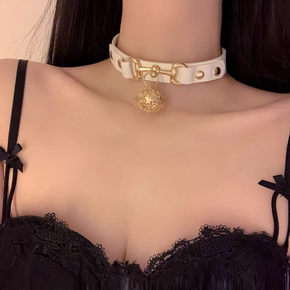 Bell Necklace Gold Choker