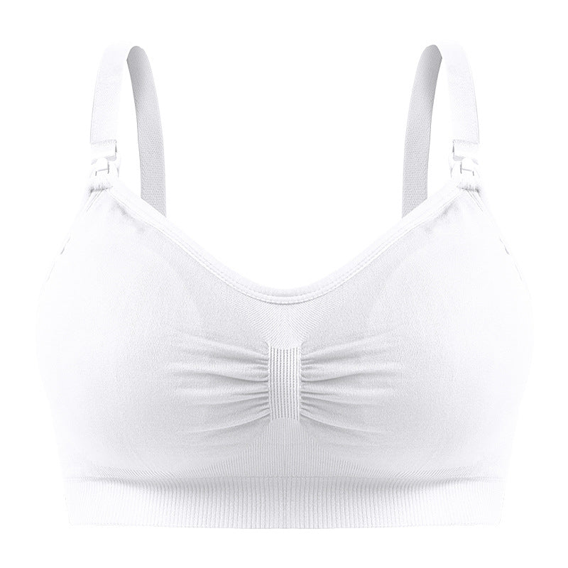 Pregnant women Nursing Bra Without rimsbuckle Smooth One-piece Cotton Large size Nursing Bra Underwear Bra