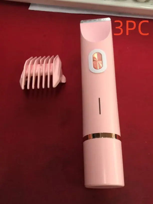 2 In 1 Hair Remover Women's Double Head Shaver Private Pubic Hair Trimmer Electric Razor Wet Dry Electric Body Hair Zayn