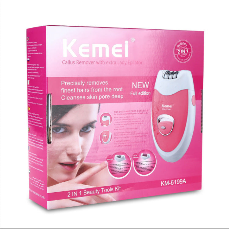 Women's Fashion Electric Hair Plucking Shaver Two In One