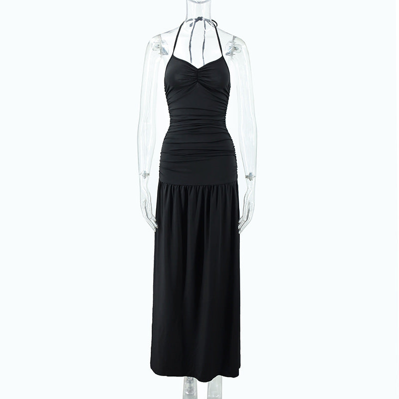 Womens Halterneck Bodycon Sheath Dress