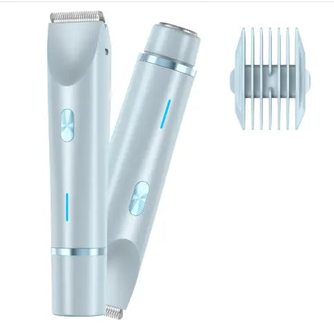 2 In 1 Hair Remover Women's Double Head Shaver Private Pubic Hair Trimmer Electric Razor Wet Dry Electric Body Hair Zayn