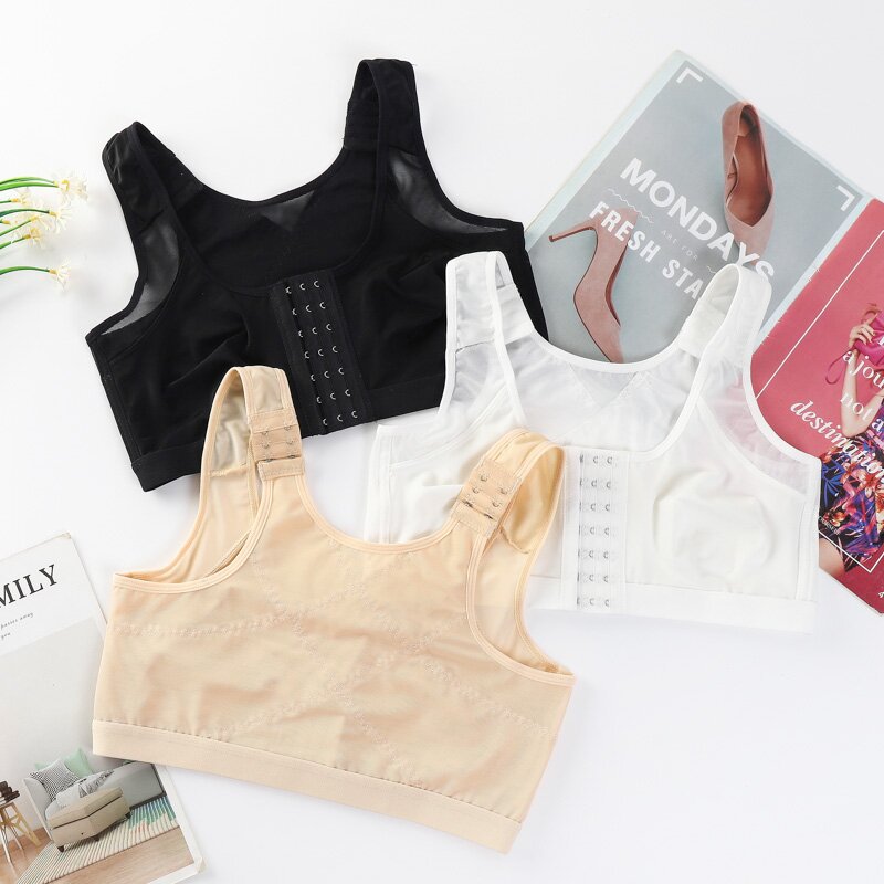 Shock-proof Front Buckle Sports Bra No Underwire Adjustment Bra