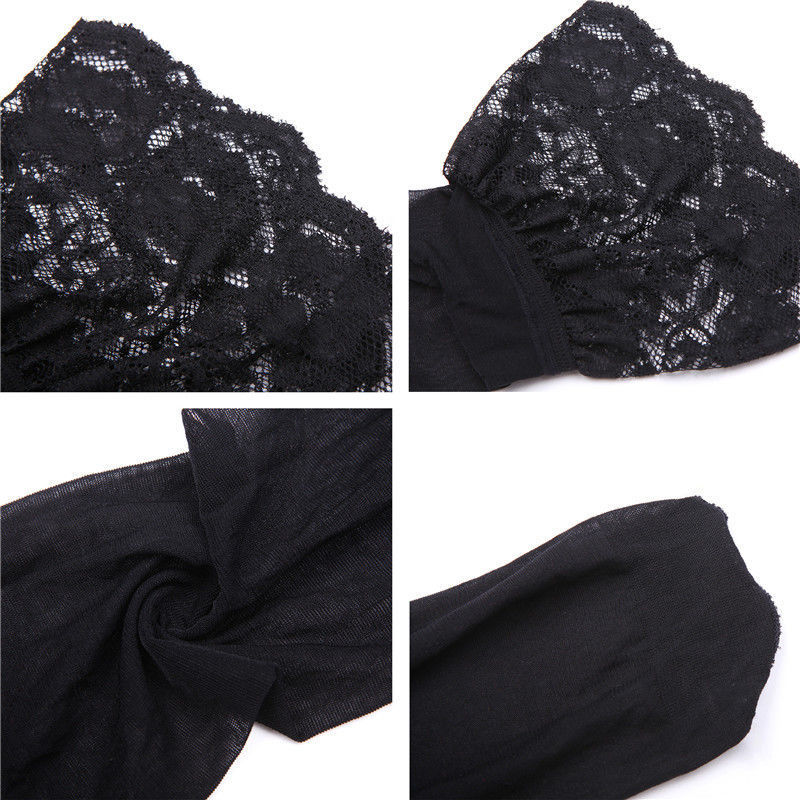 Sexy Top Gather Transparent Bra Lace Hollow Half Cup Bra
